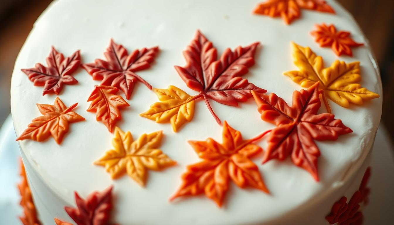 autumn cake decorations