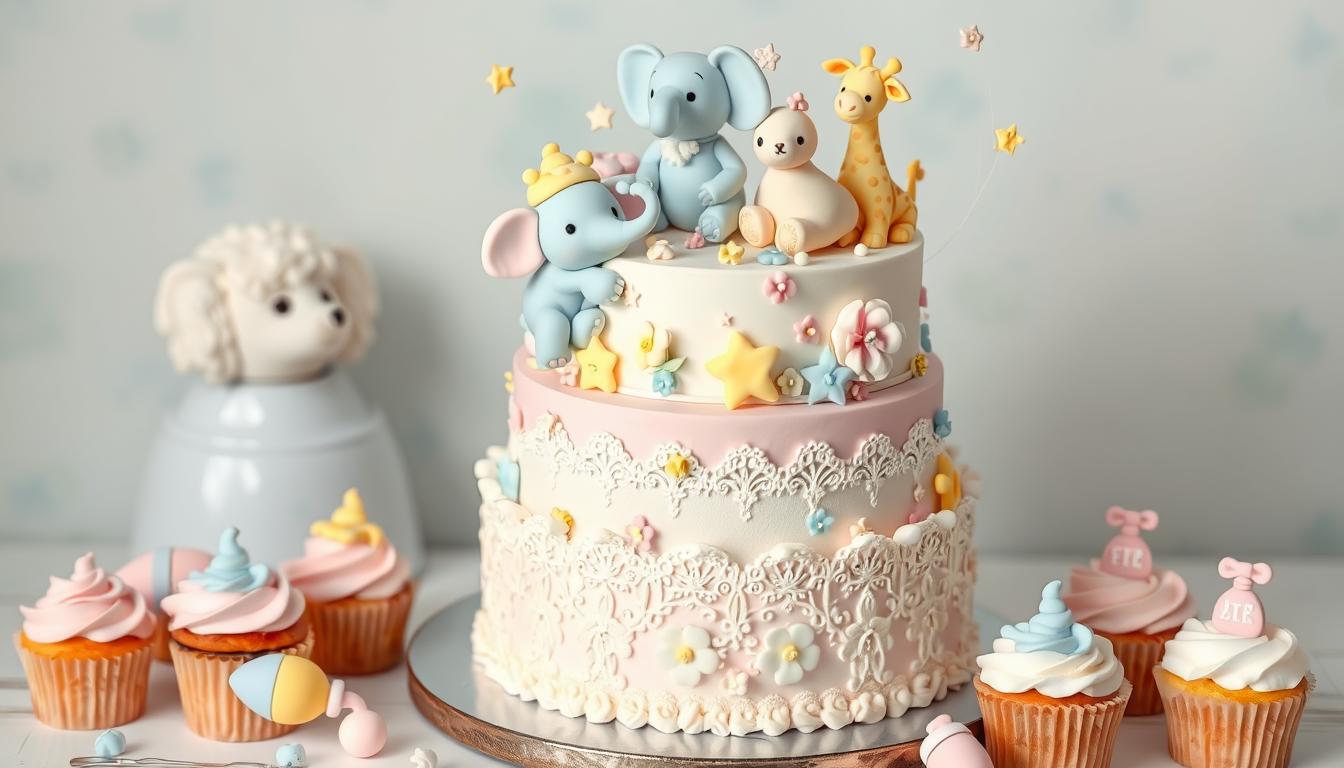 Whimsical Animal Themes cake decorations