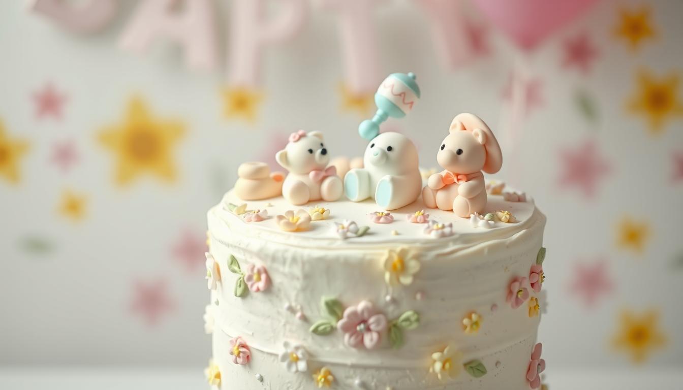 baby shower cake decorations